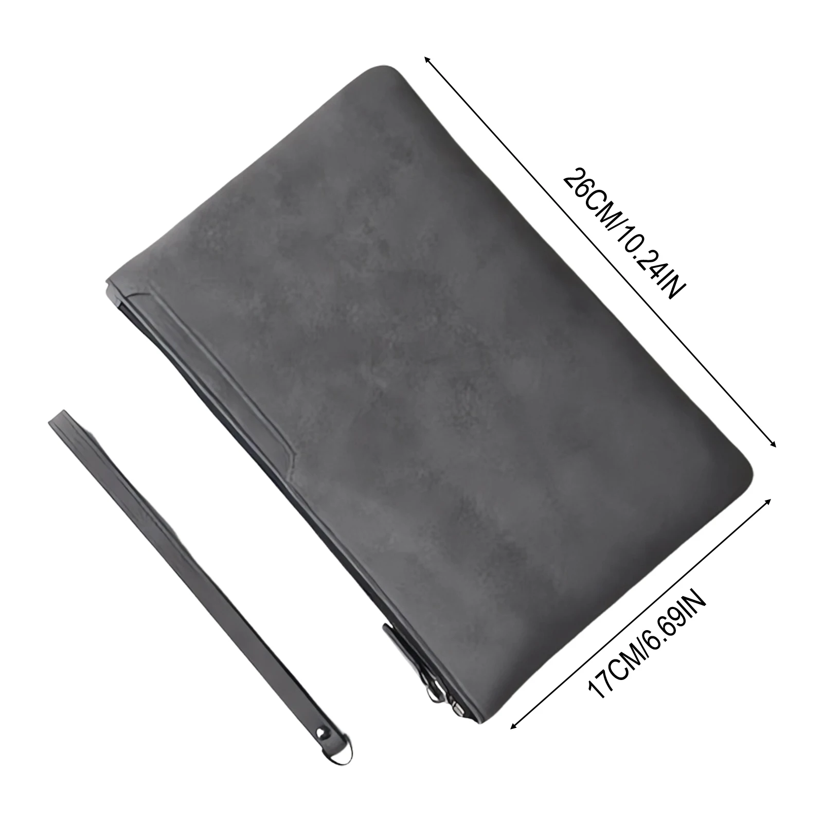 Herren-Clutch-Tasche im Business-Casual-Design, Handytasche mit mehreren Funktionen, leicht und langlebig für den täglichen Gebrauch – Detail 5