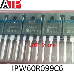 10PCS 100% New Imported Original IPW60R099C6 6R099C6 TO-247 IPW60R099C6FKSA1 Transistors MOSFETs N-Ch 650V 38A CoolMOS C6