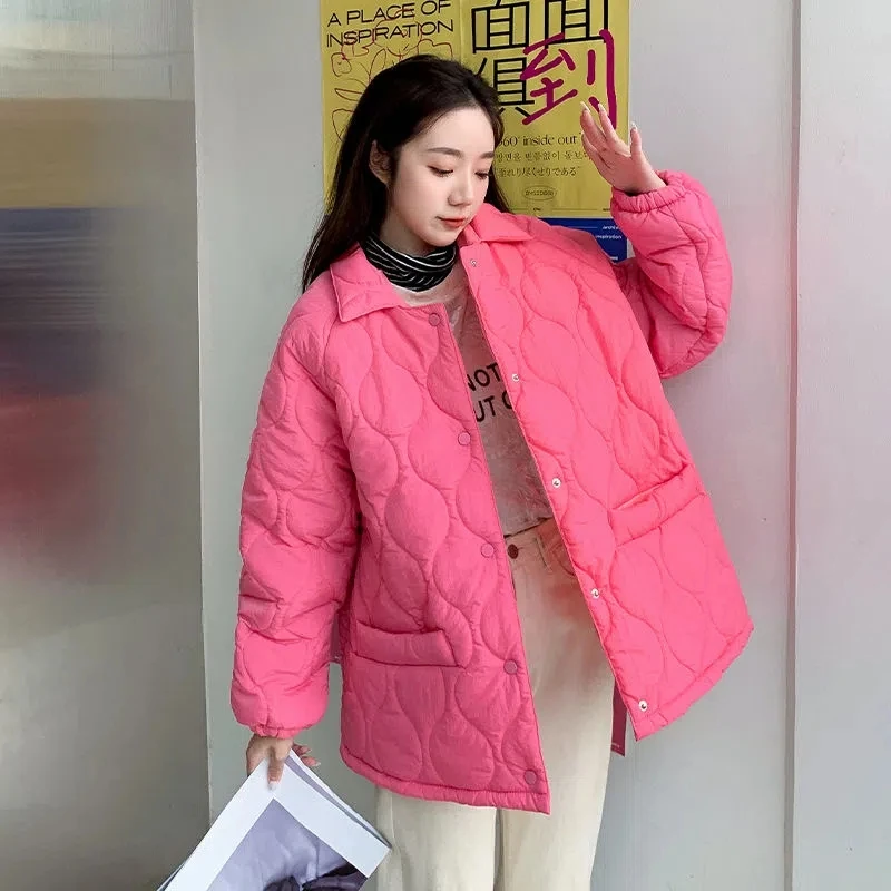 

Women Thin Parkas Straight Shirt Coats Fashion Blue Outwear Female Pockets Oversize Coat Woman Autumn trf Jacket Za Denim Jacket