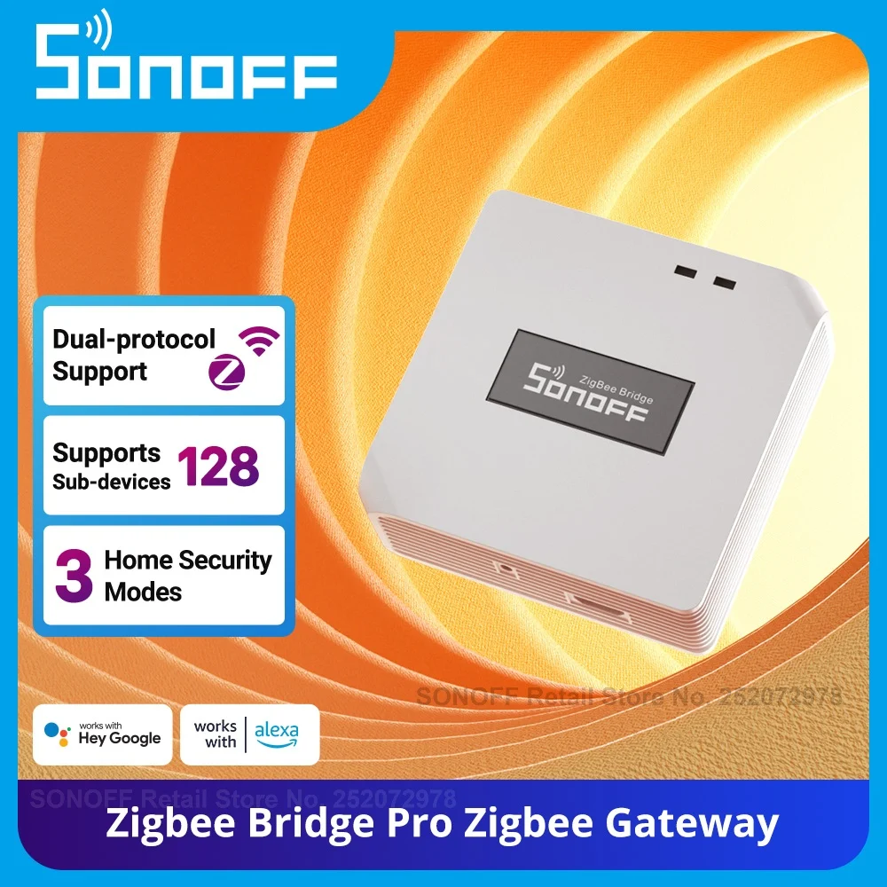 SONOFF ZB Bridge-P Zigbee 3.0 Gateway HUB WiFi Smart Home Bridge Remote Control Support Smart Scene Works With Alexa Google Home