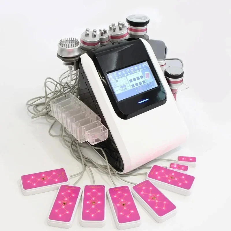 Newest 9 in 1 New 80K Cavitation Vacuum Slimming Massage Radio Frequency RF Beauty Machine Face Skin Lifting Device