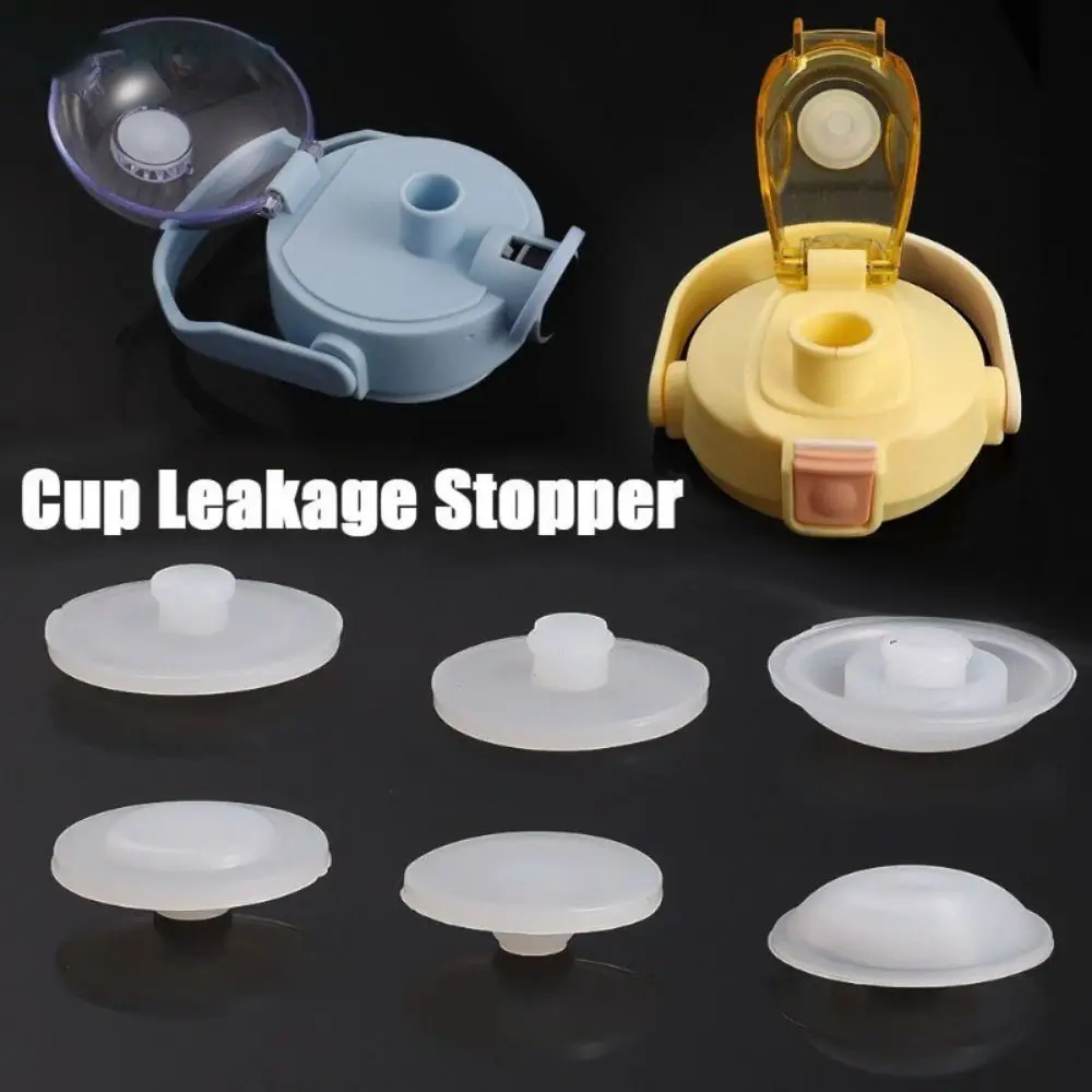 1/5Pcs Silicone Bottle Lid Plug Water Bottle Accessory Coffee Cup/Travel Tumbler/Mug/Vacuum Bottles Seal Plug Replacement