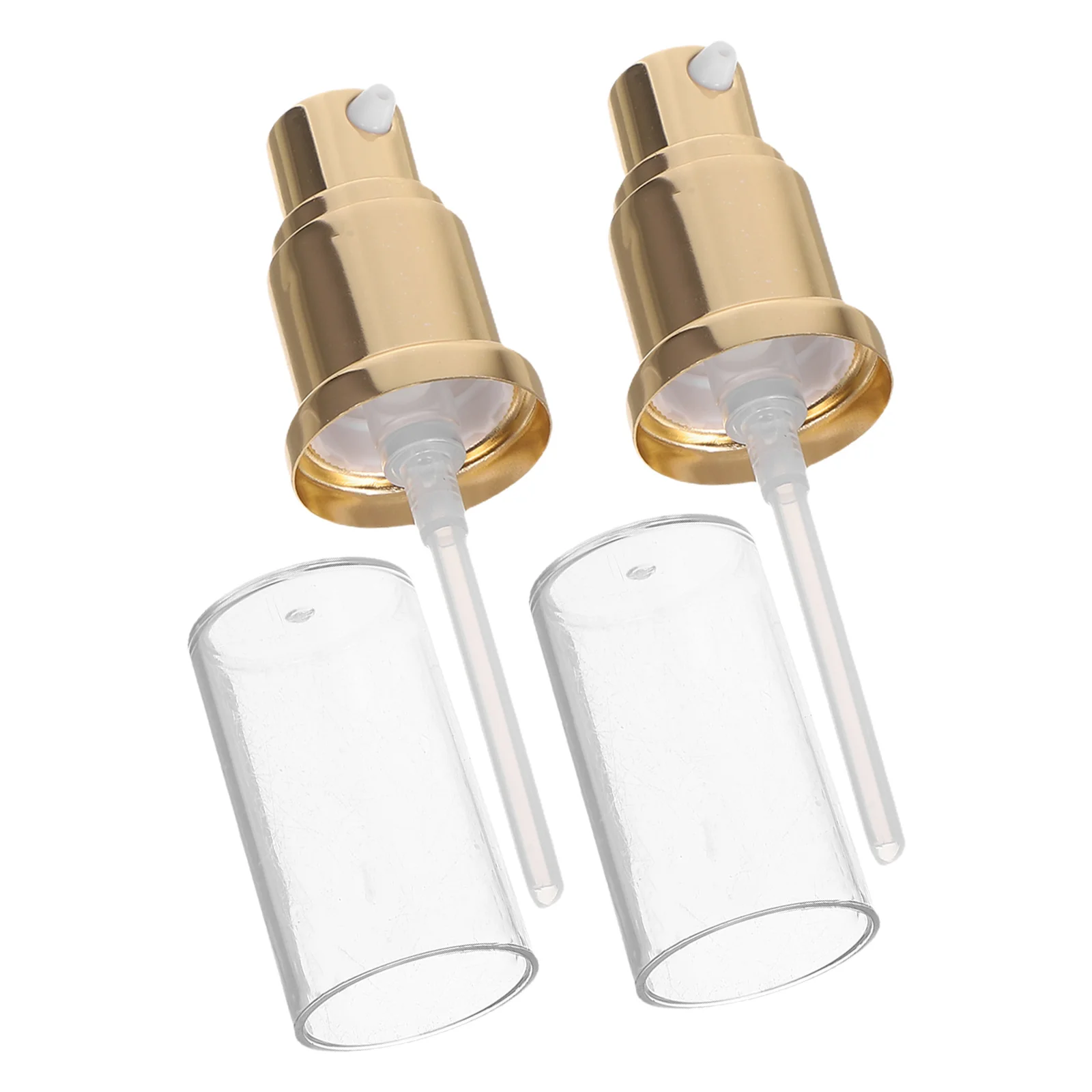 2pcs Head For Foundation Bottle Replacement Lotion Pump Nozzle Dispenser Pressure Emulsion Pump Skincare Tool