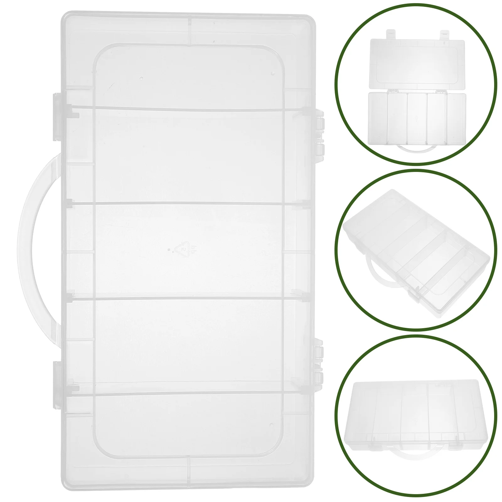 

Portable Mini Storage Boxes Small Jewelry Case ganizer Transparent Bin Rings Ear Studs Beads MultiFunctional Bedroom Office