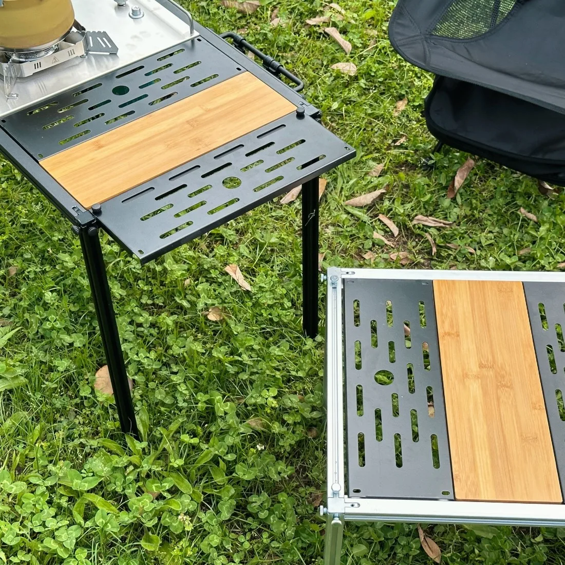 Outdoor lightweight assembly table Portable quick-release module Multifunctional camping Tea table Camping kitchen stove
