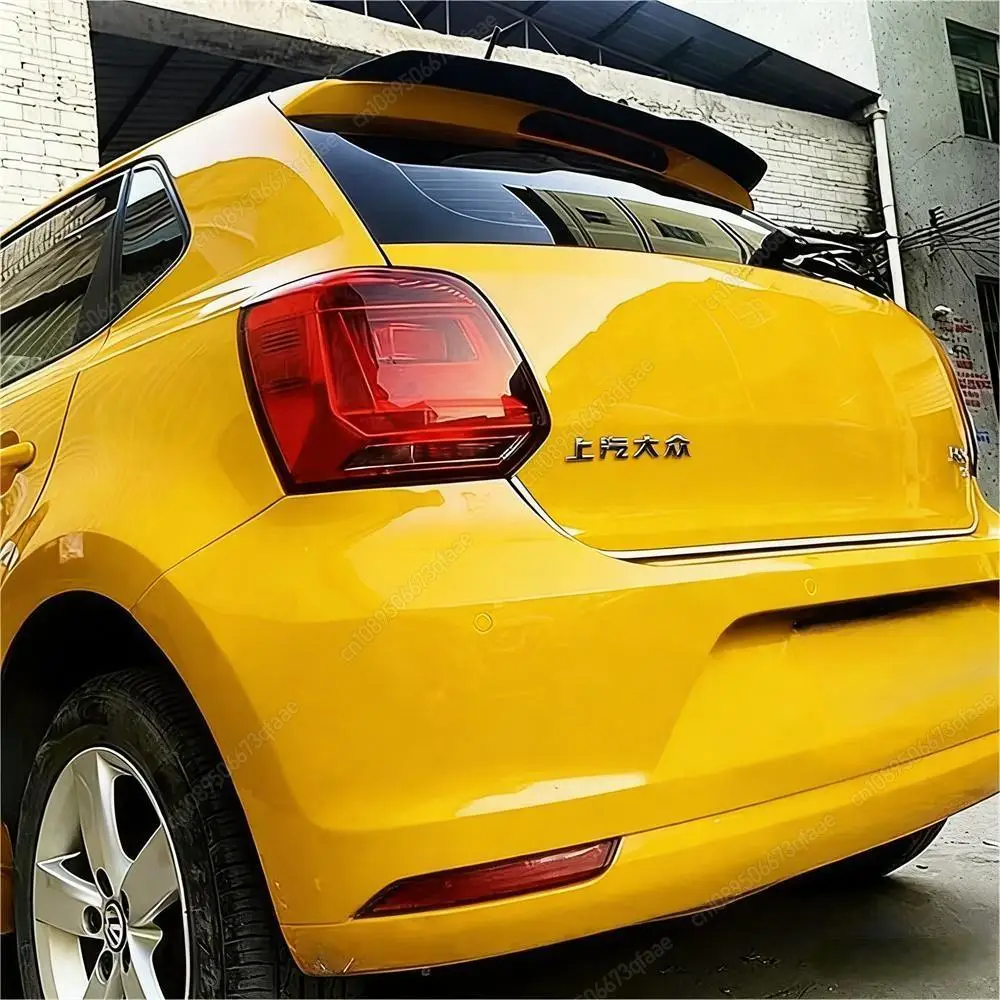 

Для Volkswagen Polo 5 Polo MK5 6R 6C GTI 2009-2017 автомобильный задний спойлер багажника крыло ABS глянцевый черный Bodykits тюнинг