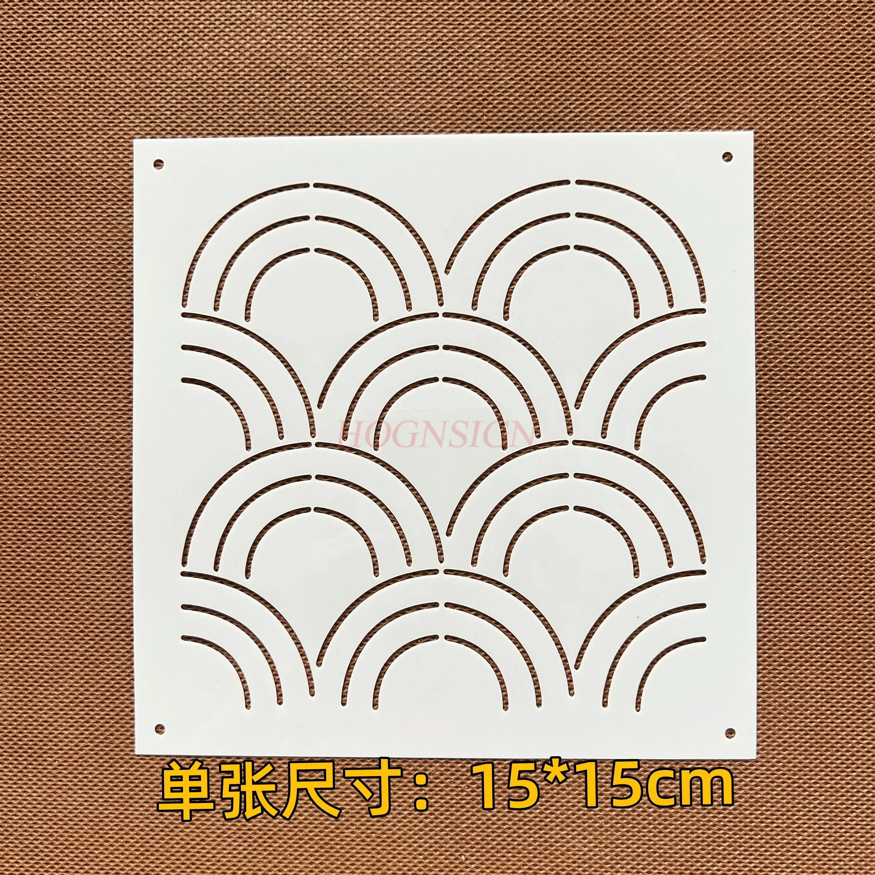 9 قطعة/المجموعة غرزة التطريز شكل هندسي نقطة مصفوفة سلسلة غرزة التطريز أداة مساعدة رسم قالب نمط النسيج