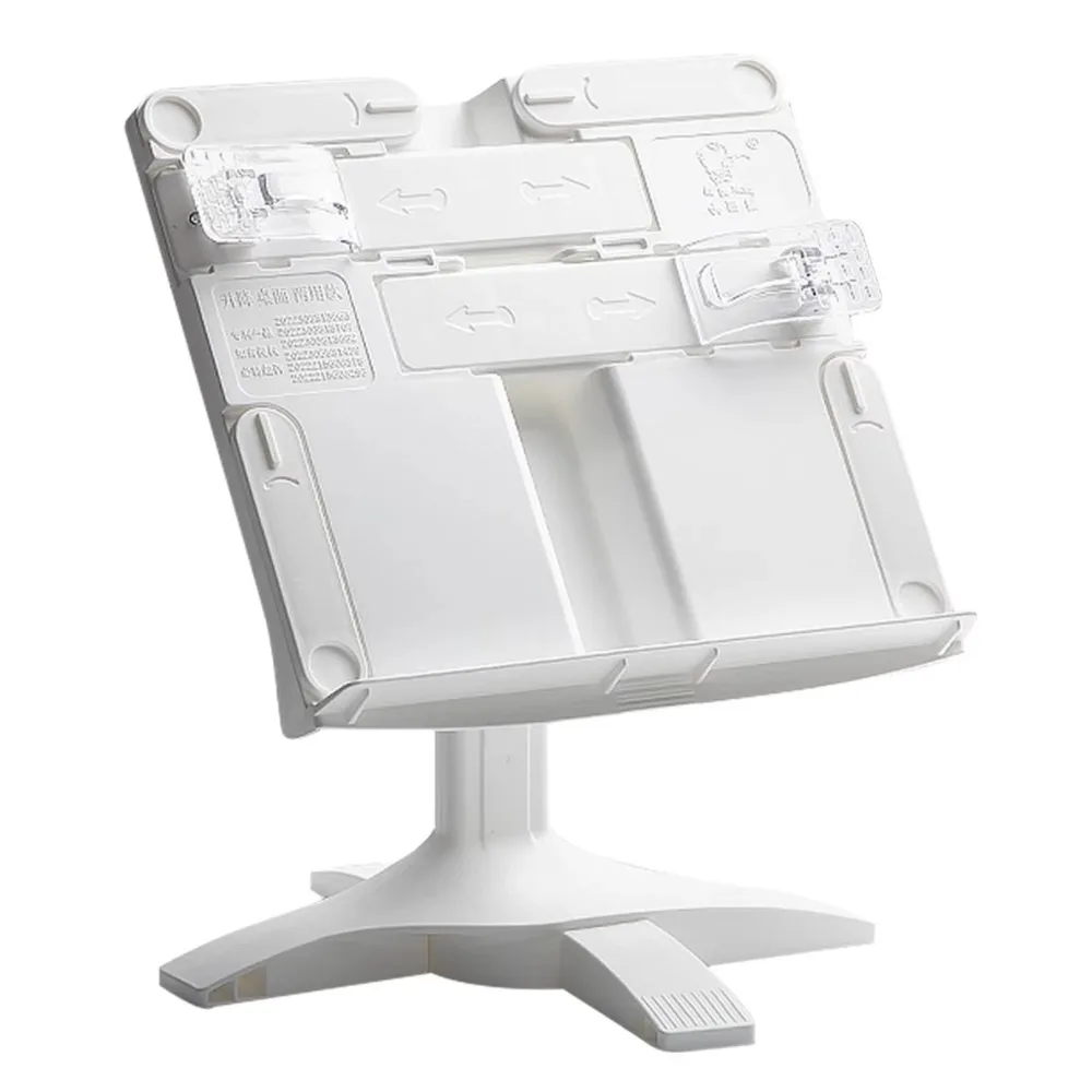Solid Color Adjustable Reading Bookshelf Lifting Multifunctional Book Holder Support Landing Reading Stand