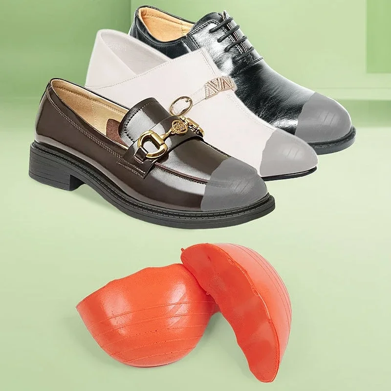 أحذية سميكة ناعمة تو نصف منصات لتخفيف الآلام حامي قابل للتعديل حجم النعال 1 زوج تو المكونات إدراج للرجال النساء ملء نعل