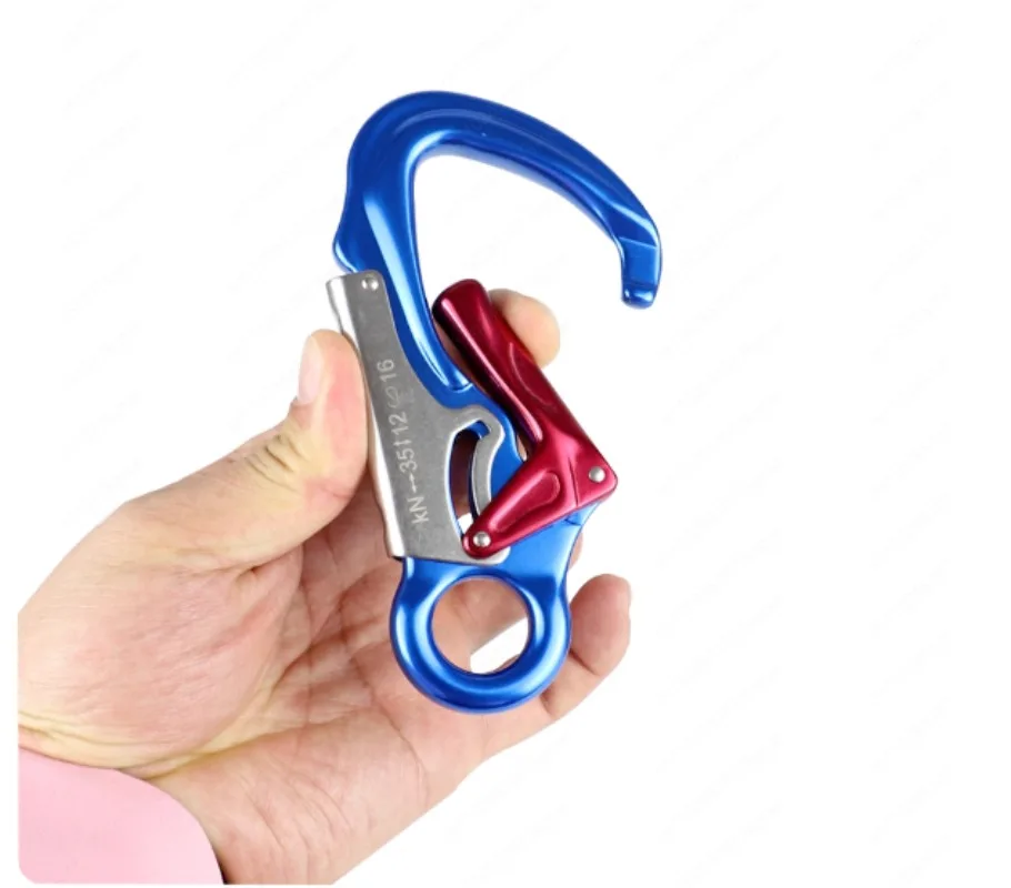 35KN Aviation Aluminum Carabiner Main Lock Outdoor Rock Climbing Carabiner Hanging Hook Buckle Climbing Equipment