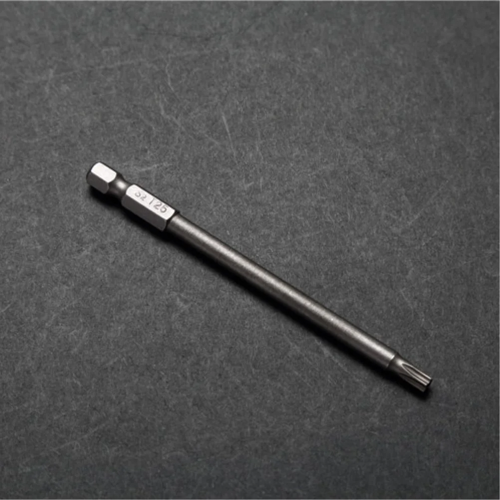 

8 Pcs S2 Steel 1/4 100mm Length Drive Bits Set -T40 Hexagon Security Electric Screwdriver Bits Head