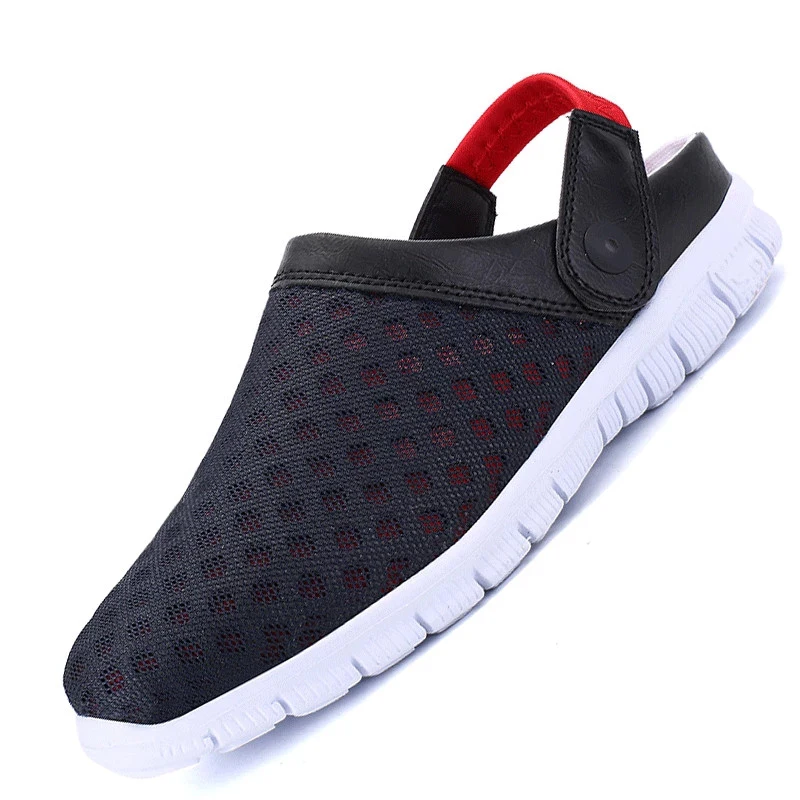 

ex Summer Me Sandals Lightweight Breathable Sneakers Men's Footwear Comfortable Slip-On oes Rubber Upper