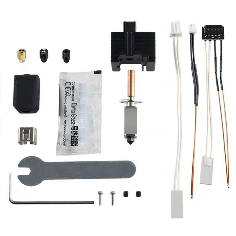 

For Bambu Lab X1 P1P Extrusion Head Assembly Aluminum Radiator For 3D Printer Accessories