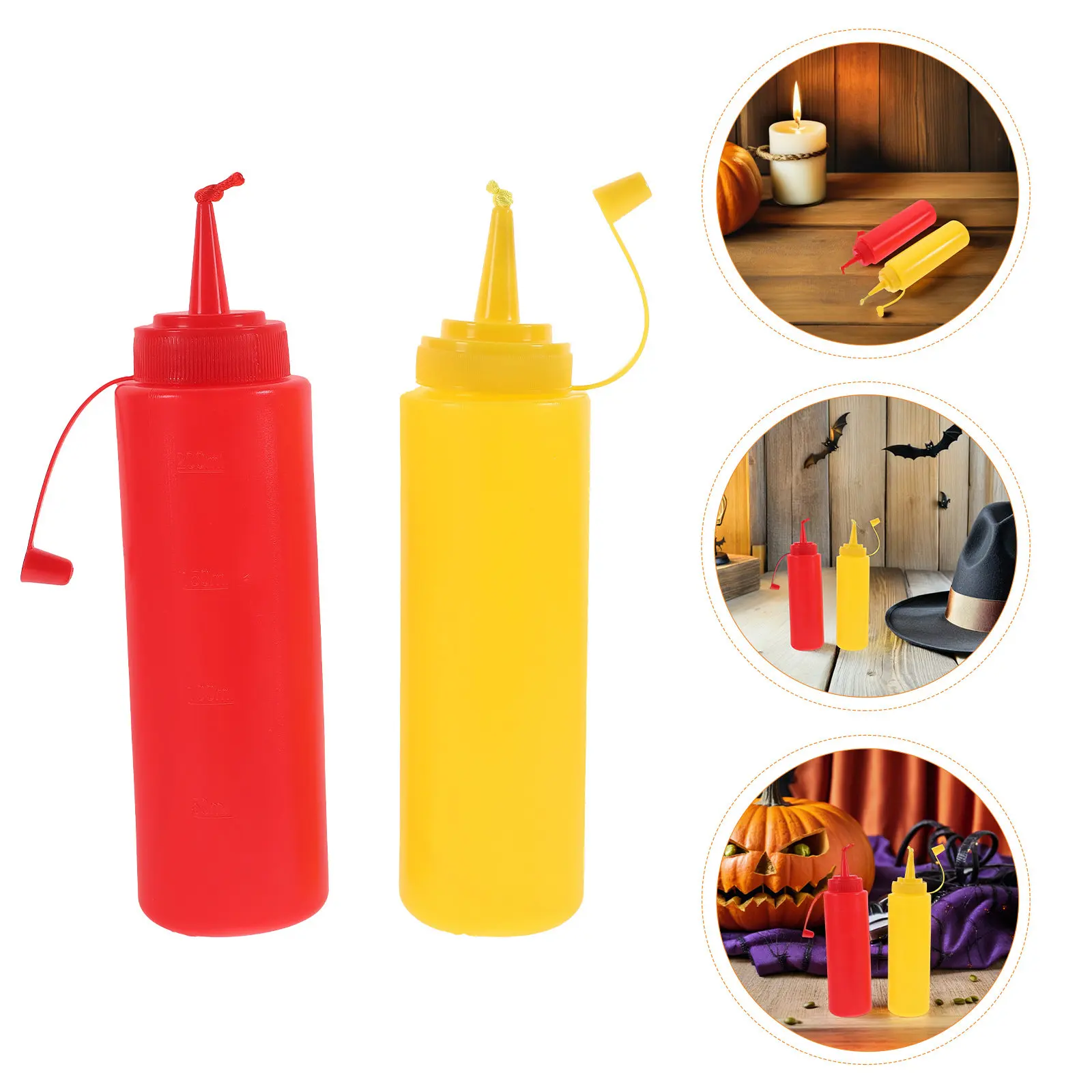 

Набор из 4 реалистичных бутылок-диспенсеров для приколов: имитация кетчупа и горчицы, для вечеринок на 1 апреля, розыгрышей для взрослых