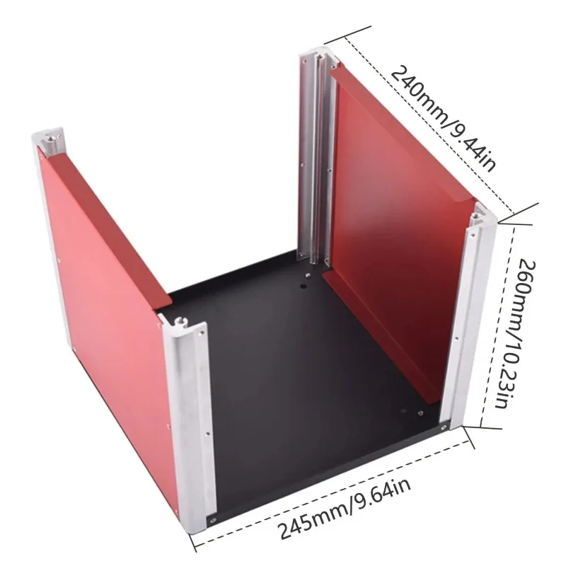 

1 piece of iron frame router workbench insertion plate fixed chassis support frame table saw workbench