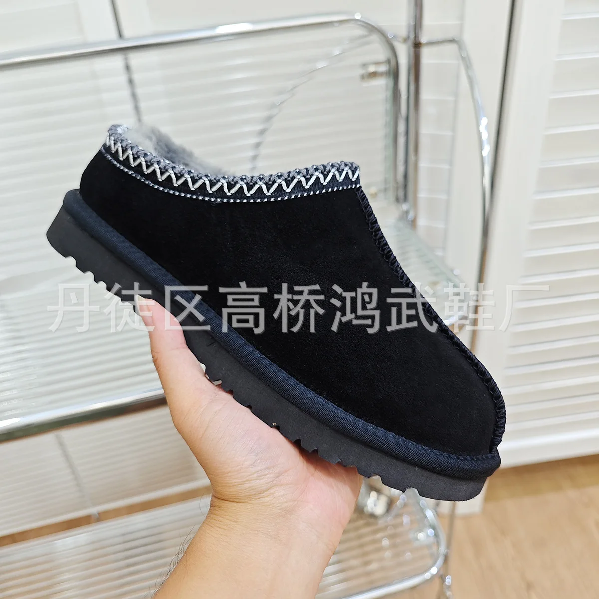 Winterstiefel für Damen und Herren, Paarstiefel, die mit nur einem Schritt bequem und warm getragen werden können, neue Schneestiefel aus Leder mit Wattierung. – Detail 2
