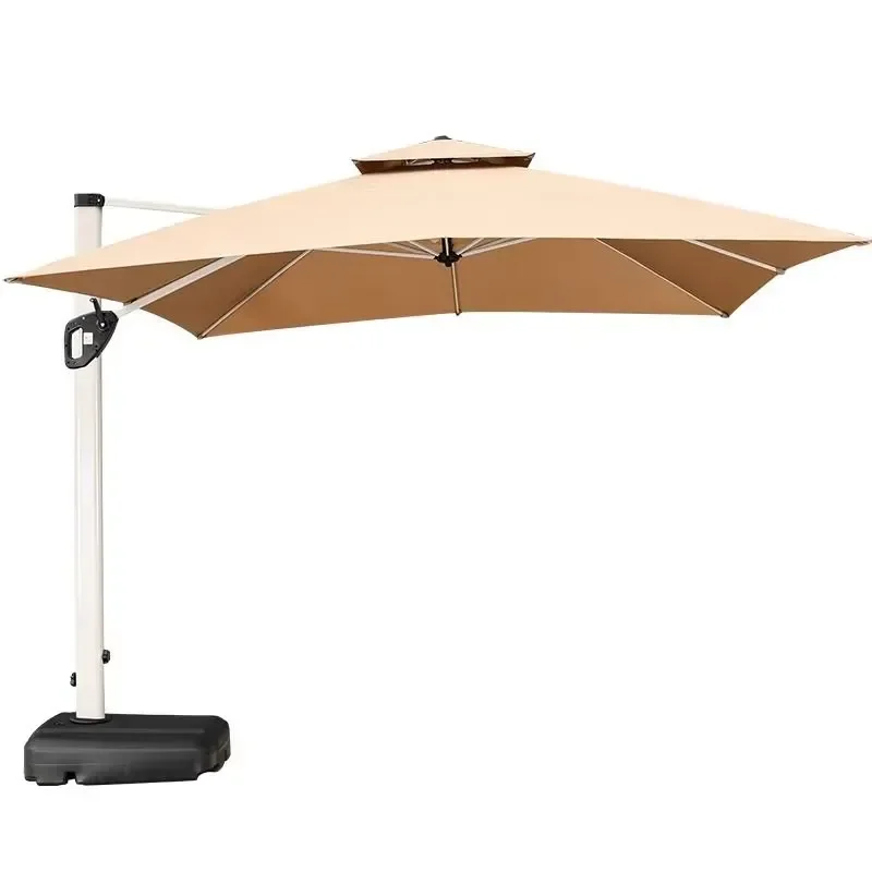 High quality outdoor furniture aluminum waterproof beach garden parasol umbrella