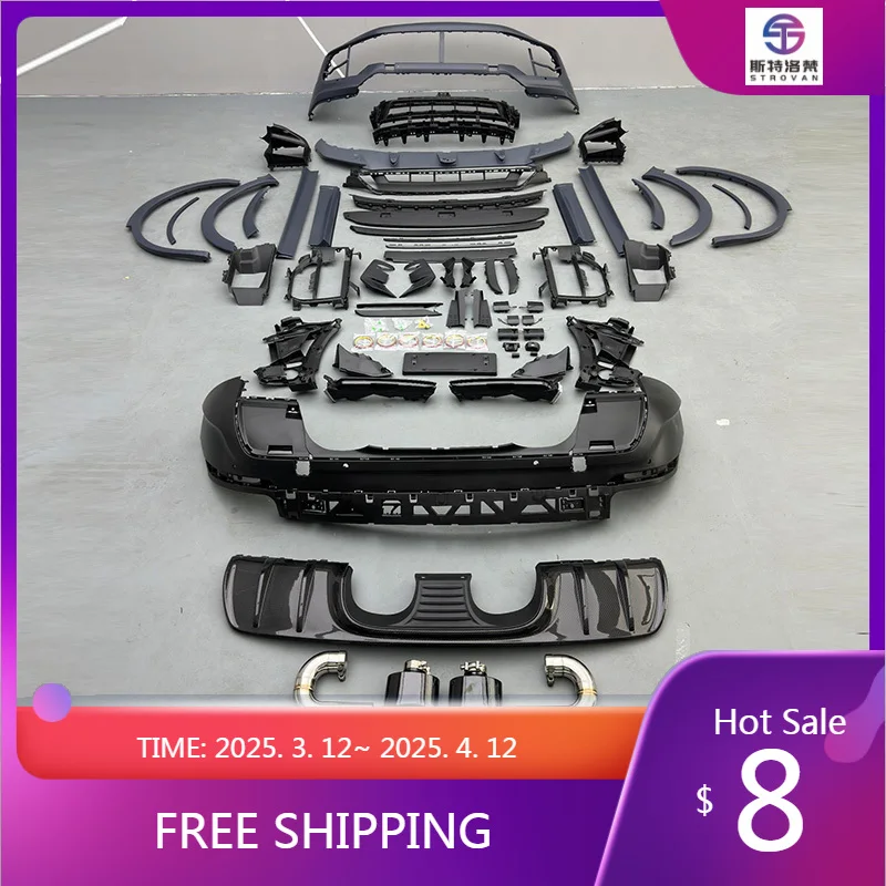 

Runde New Arrival Body Kit for 2018-2023 PorscheS 9Y0 Facelift Upgrade 2024 Turbos GT Car Bumpers Auto Body Systems