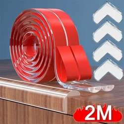 1/2M Table Edge Guard Silicone Baby Protection Strip Tape Self Adhesive Collision Proof Kids Safety Furniture Corner Protectors