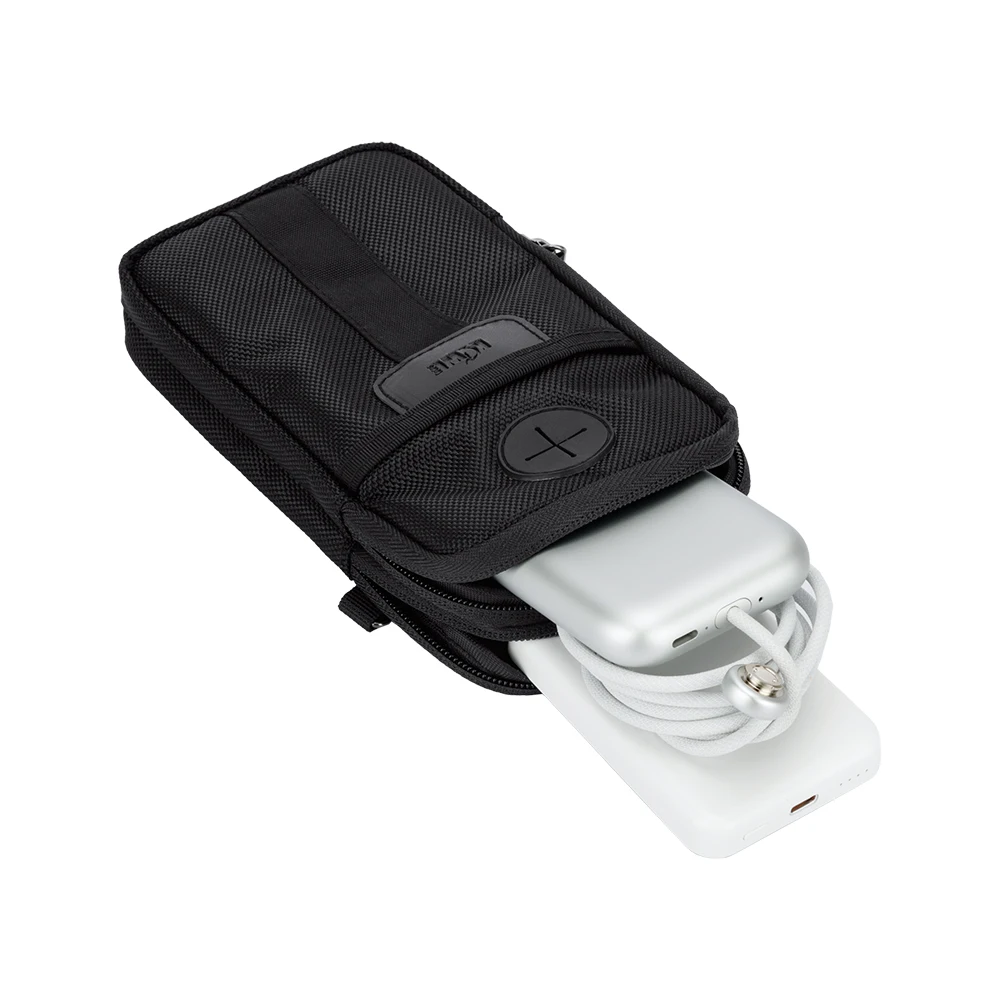 Cell Phone Pouch Battery Bag for Apple Vision Pro Small Crossbody Bag for Vision Pro Battery With Rope hole Adjustable Strap