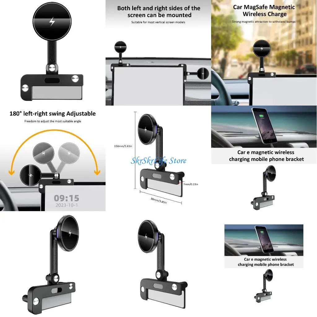 

E65E Phone Stand Adjustable Car Screen Mount Stand for 15 14