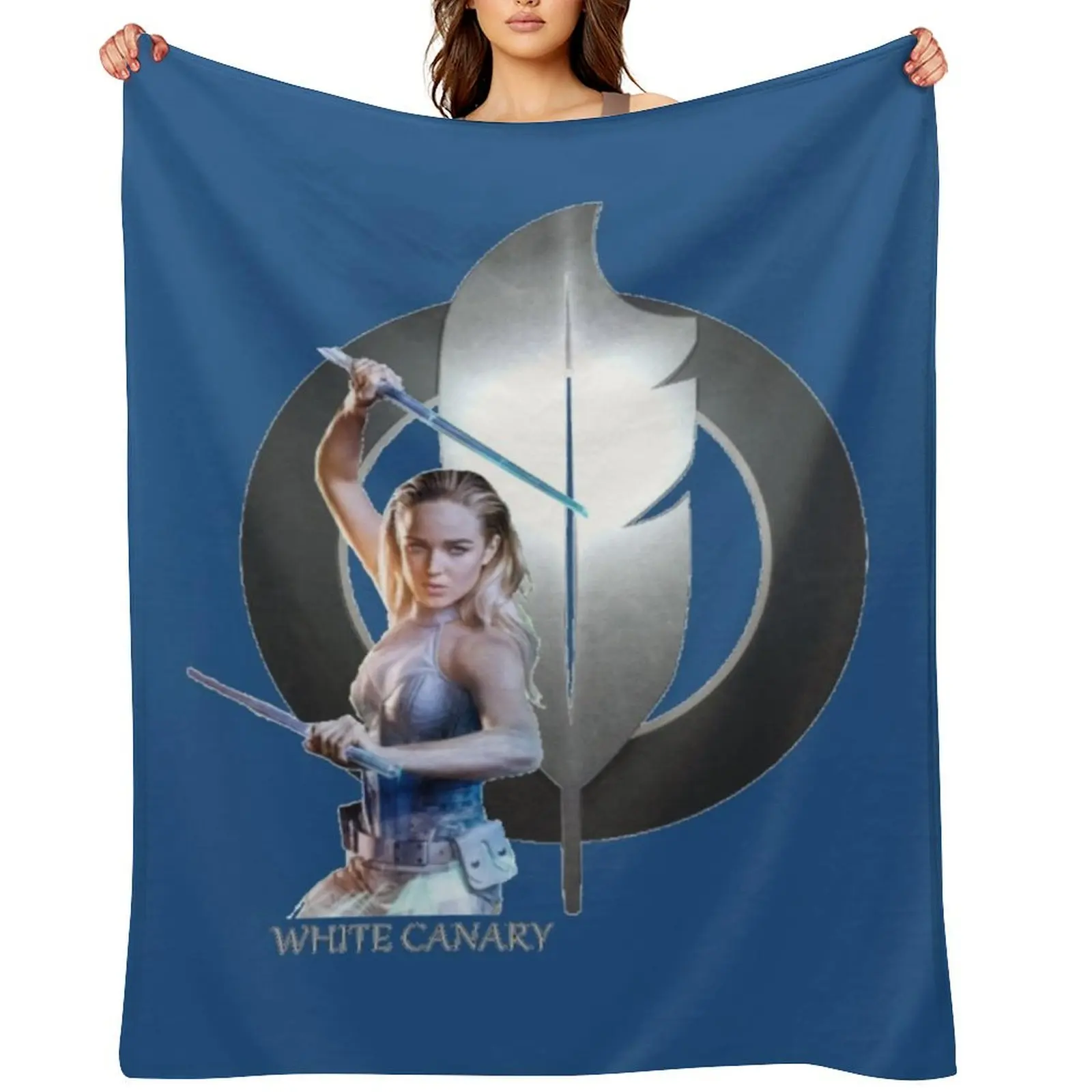 

White Canary Throw Blanket Stuffeds Single valentine gift ideas Decorative Throw Blankets