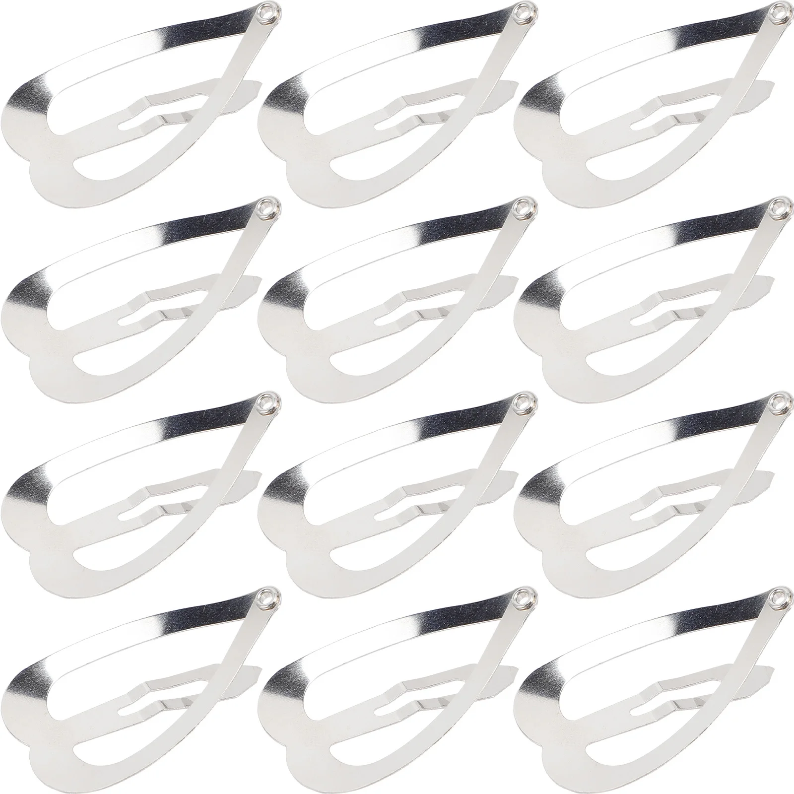 

100Pcs Heart Hair Clips Kawaii Hair Accessories Elegant Barrettes for Women Styling Sectioning Heart Barrettes