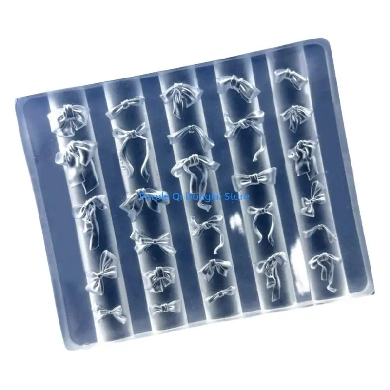 L21E Bowknot Themed Decorative Mold Silicone Texture for Various Types