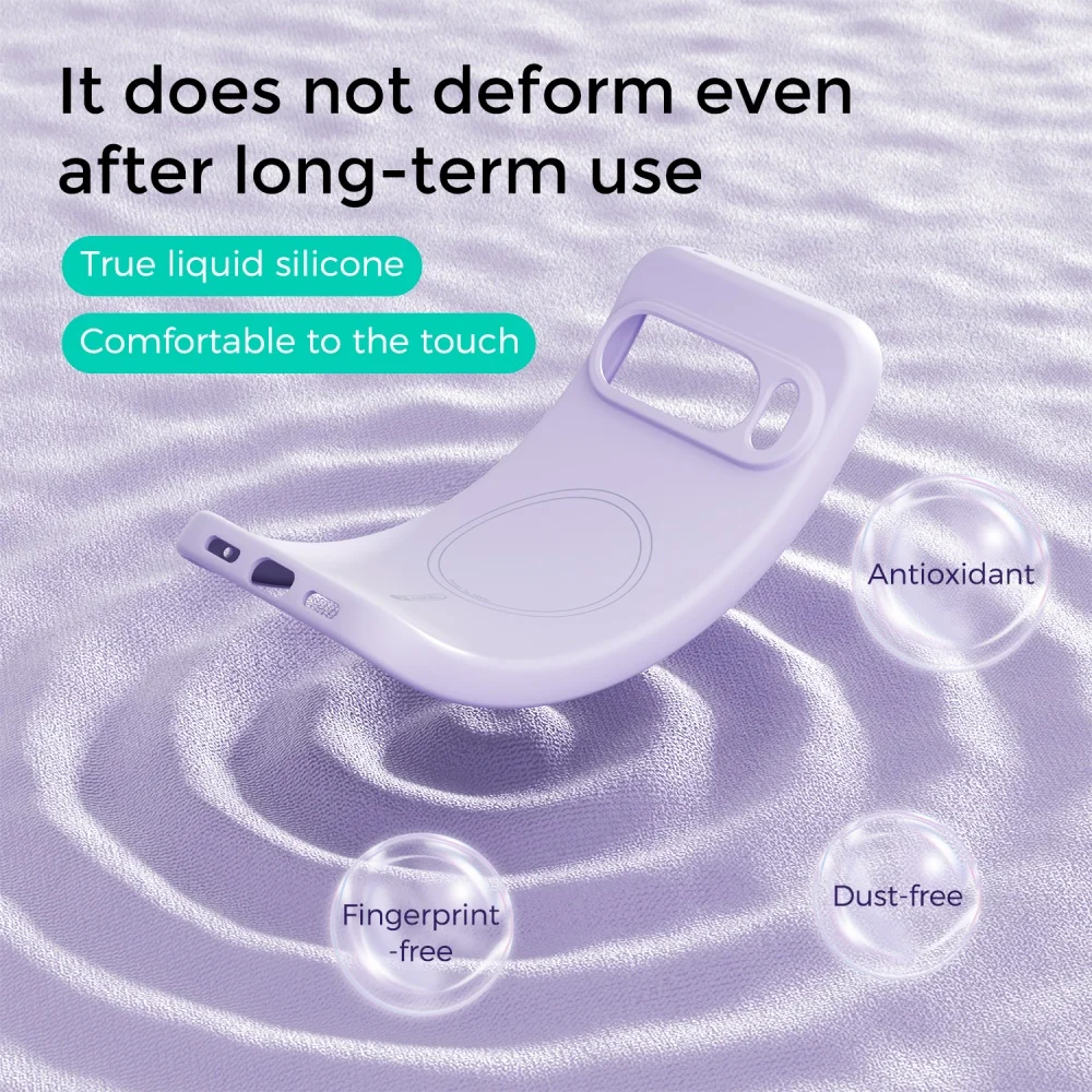 حافظة سائل من السيليكون لهاتف Magsafe لهاتف Google Pixel 9 10 Pro XL 9A شحن لاسلكي مدمج في غطاء ممتص للصدمات متدفق #3