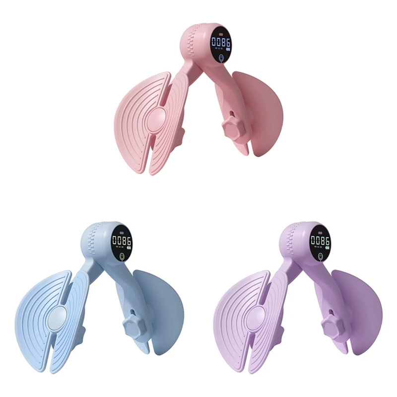 

ABJX New Thigh Master Exerciser With Digital Display, Adjustable Resistance, Rechargeable For Pelvic, Arm, Leg Workouts