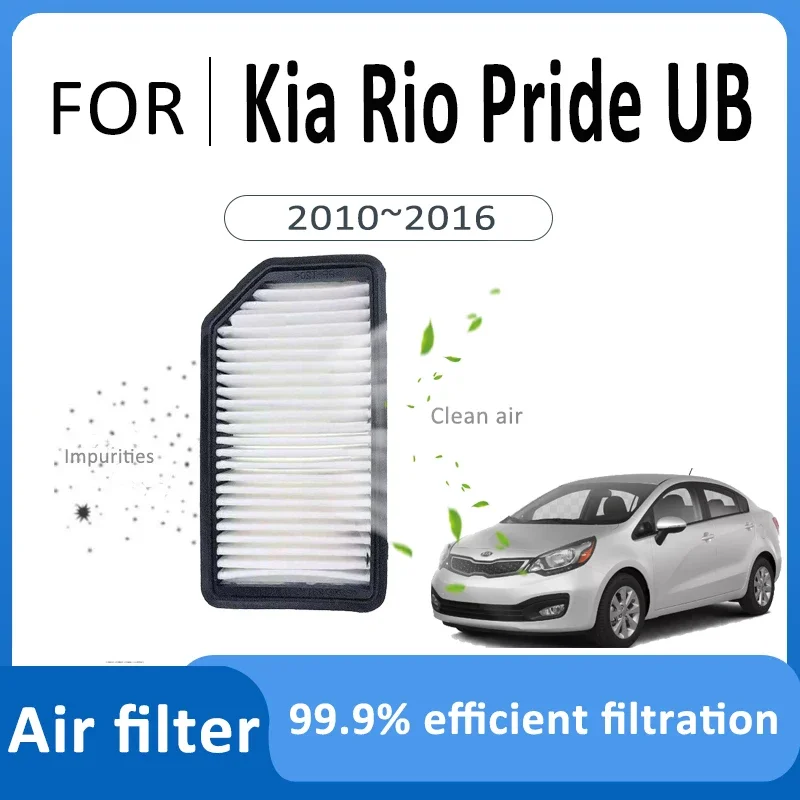 Suitable For Kia Rio Pride UB 2010~2016 2013 2014 2015 28113-0U000 Car Activated Carbon Air Filter Cabin Filter Atuo Accessories