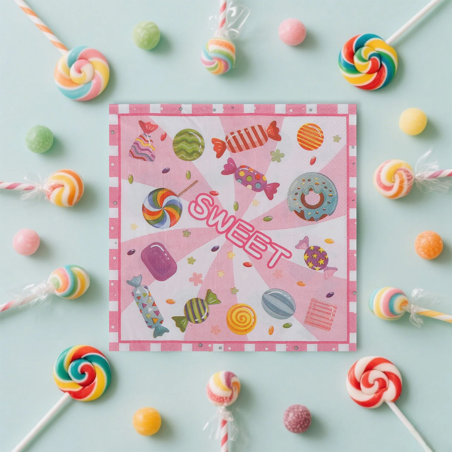 Рисунок 4 - Салфетки SWEET с принтом конфет