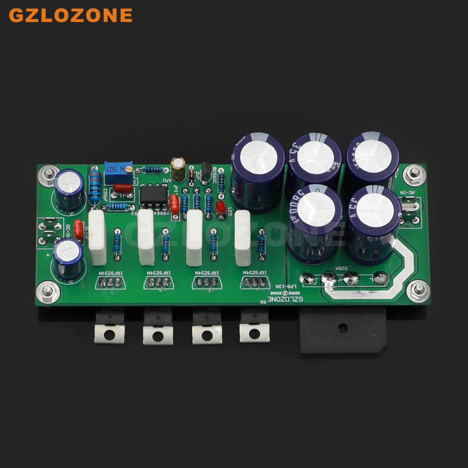 

ZEROZONE LPS-12A Ultra-low noise Linear power supply DIY Kit/Finished board DC 5V--24V (Adjustable)