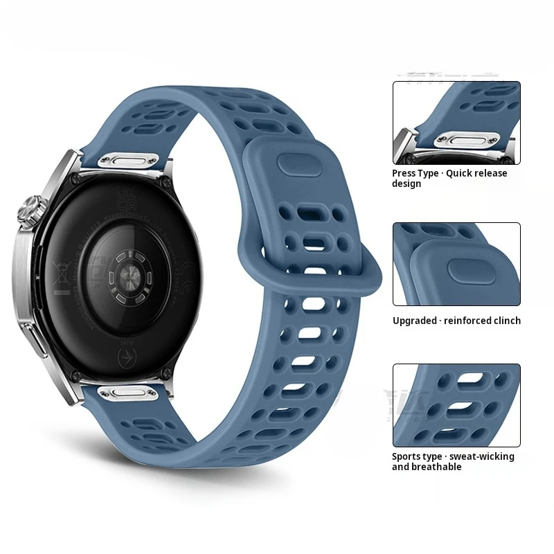 

22mm Silicone Strap For COROS PACE3 Smartwatch Band COROS PACE 2 Strap APEX 2 Pro/APEX 46mm Sport Wristband Women Men Bracelet