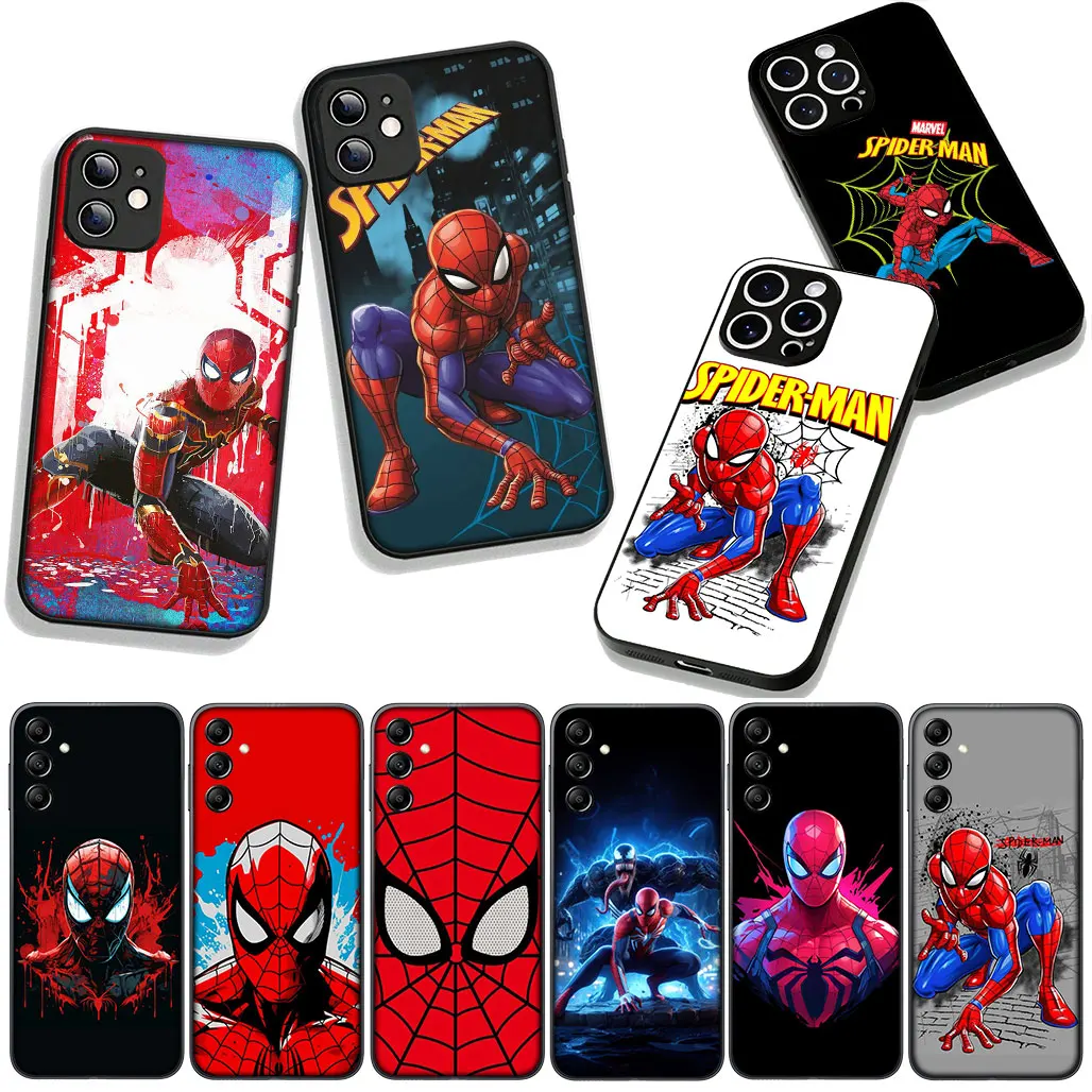 Чехол «Человек-паук» «Человек-паук» Marvel для Motorola Moto G05 G24 G45 G54 G55 G75 G9 G85 G15 Power Edge 50 30 Ultra Fusion 40 neo Pro