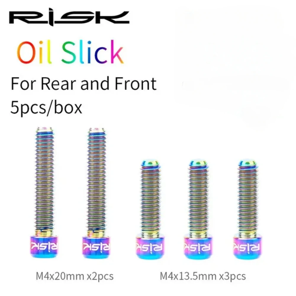 RISK  Bike Front/Rear Derailleur Bolt M4 *13.5/20mm for MTB Bicycle SHIMANO XT SRAM XO XX1 Shift Adjustment Bolts Parts