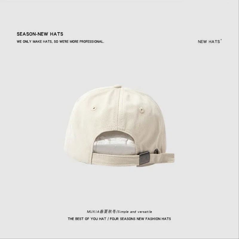 Women Men Couple Summer Cotton Baseball Cap Little pumpkin letters Embroidery Solid Color Harajuku Hip Hop Street Snapback Hat