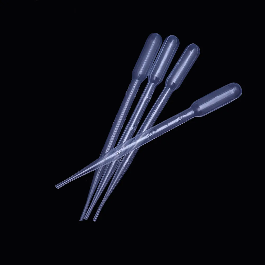 

300pcs Plastic Pipettes 3ml Clear Transfer Laboratory Disposable for Essential Oils Cosmetics Measuring Accurately