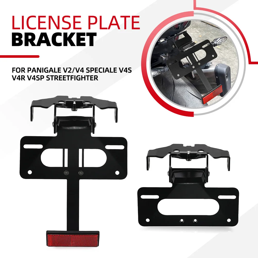 

License Plate Holder For Ducati Panigale V2/V4 Speciale V4S V4R V4SP Streetfighter V4/V2 Rear Tail Tidy Fender Eliminator Number