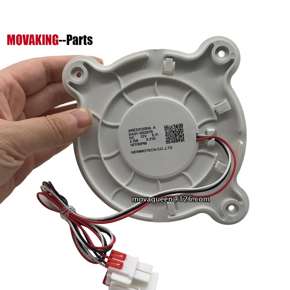 Accessori per frigoriferi DC12V 0.21A 2.5W 1870RPM muslimate DA31-00287B ventola del motore di raffreddamento per frigorifero