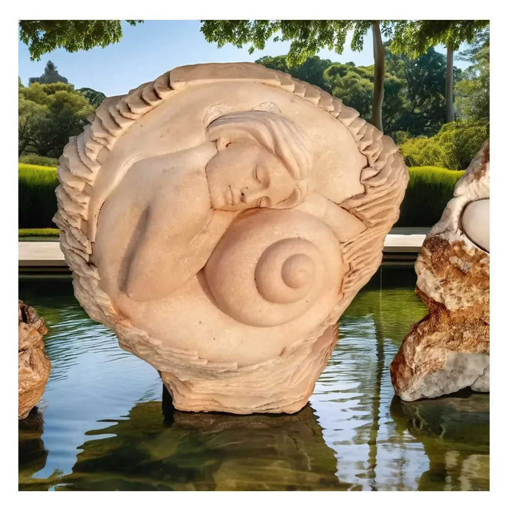 Female Woman Statues  Water Fountain for Hotels and Ponds for Outdoor Decorative Usage Deposit Only