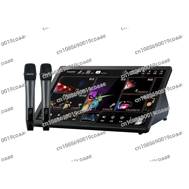 2024 InAndOn Latest 15.6 5in1 4T Professional Portable Karaoke Player Durable Using Karaoke Machine Home Theater KTV System