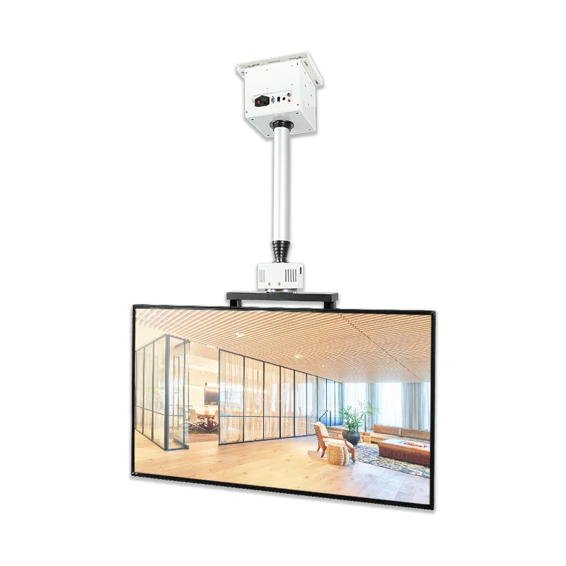 Future Universal 63-100cm Adjustable Bracket for Projector 20kg Capacity Ceiling/Wall Mount Stable Projector Mounts