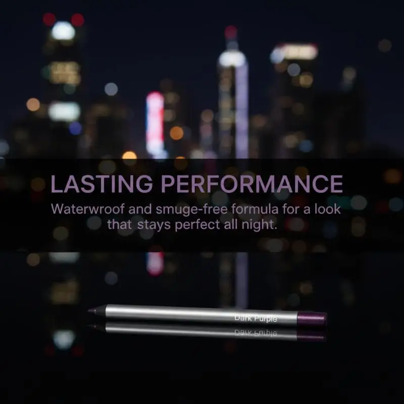 Long Lasting Smooth Eyeliner Gel Pencil For Natural Eye Outlining Waterproof Smudge Resistant Makeup