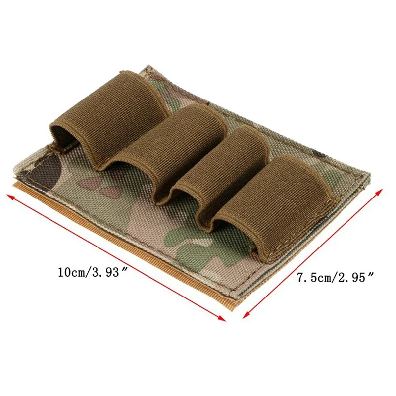 Tactical Hunting Accessories 4 Round Shotgun Shell 12 Gauge Ammo Carrier Holder Pouch Outdoor New Airsoft Nylon Magazine Pouches