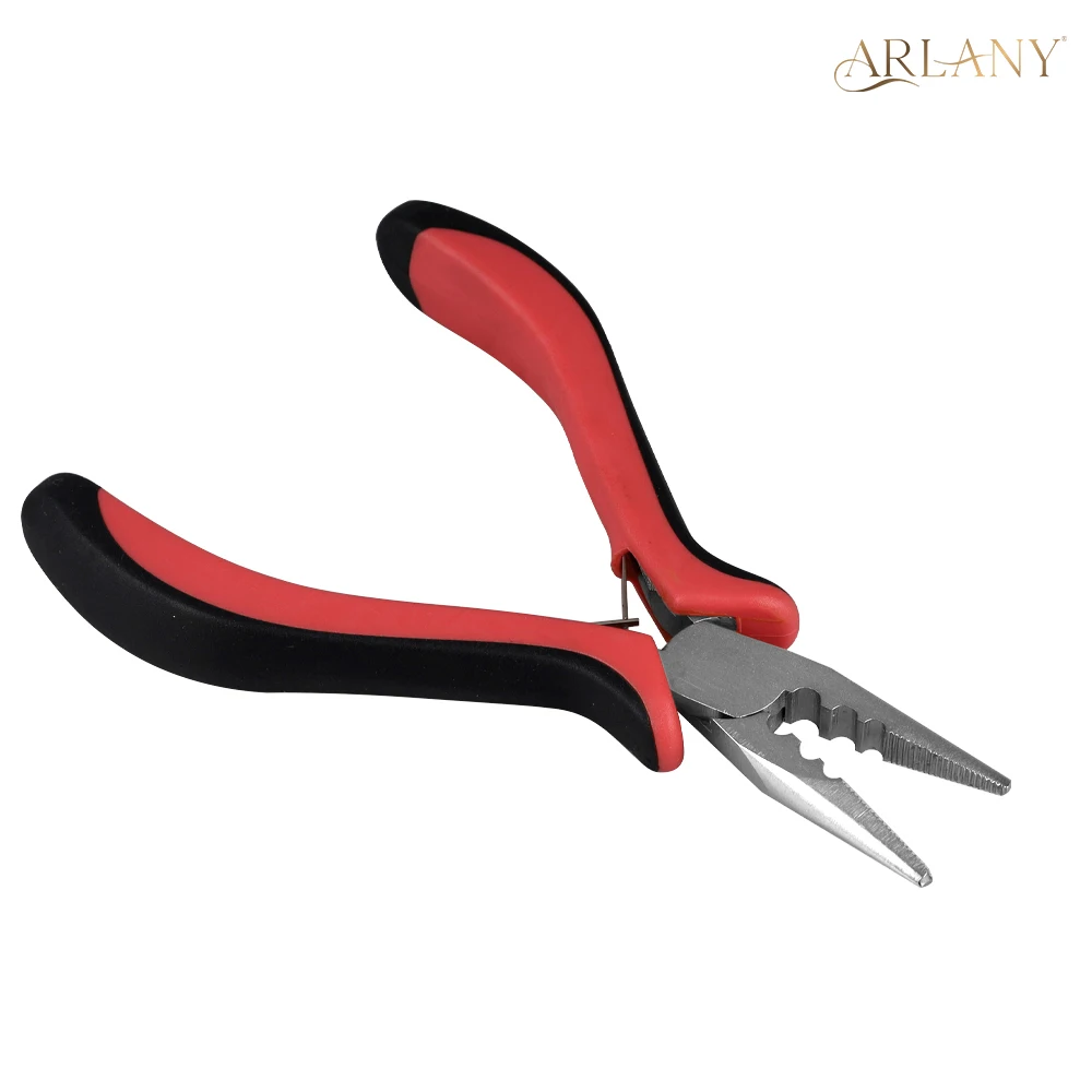 Keratin Bonding Cutter pliers  Mini with 3 holes Straight Tip For Beads Installation and Removal