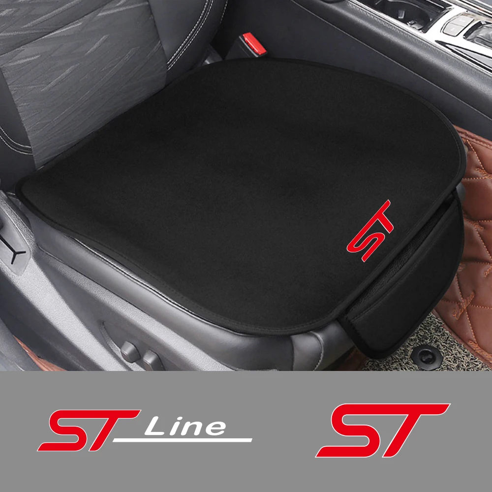 1Pc Car Seat Cushion Protection Pad Non-slip Cover For Ford Fiesta Ranger Focus Mk2 3 4 Kuga Mustang S-MAX Transit Mondeo Fusion