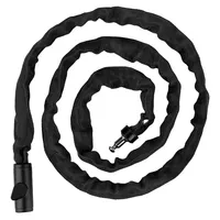 2025 New Long Safty Chain Lock For Bike Anti-theft Steel Password Code Motorcycle Lock Cycling Electric Bicycle Accoessories