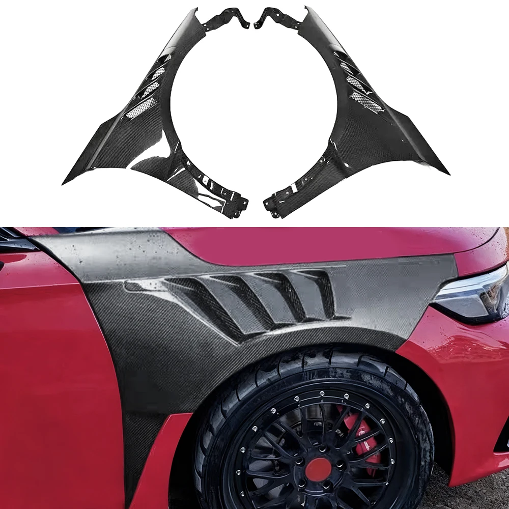 

High Quality Carbon Fiber Fender with High Polished Surface Screw Easy Installation & Fitment Tested for for Type R FL5
