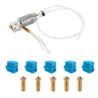 Hotend Kit For Anycubic Vyper,3D Printer Assembled Hotend Kit With 5PCS Silicone Socks And Nozzles For Vyper 3D Printers